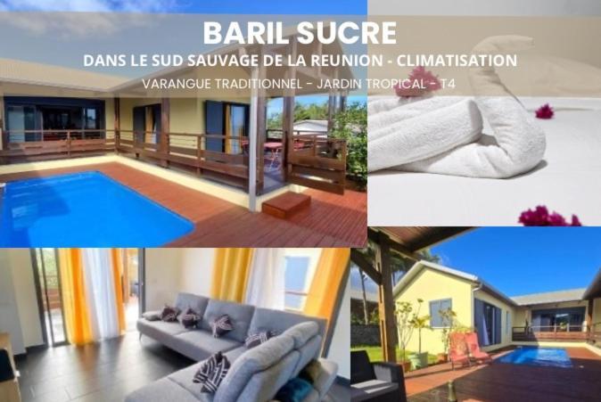 Baril Sucre - Piscine- Jardin - By Sister Home Saint Philippe Bagian luar foto